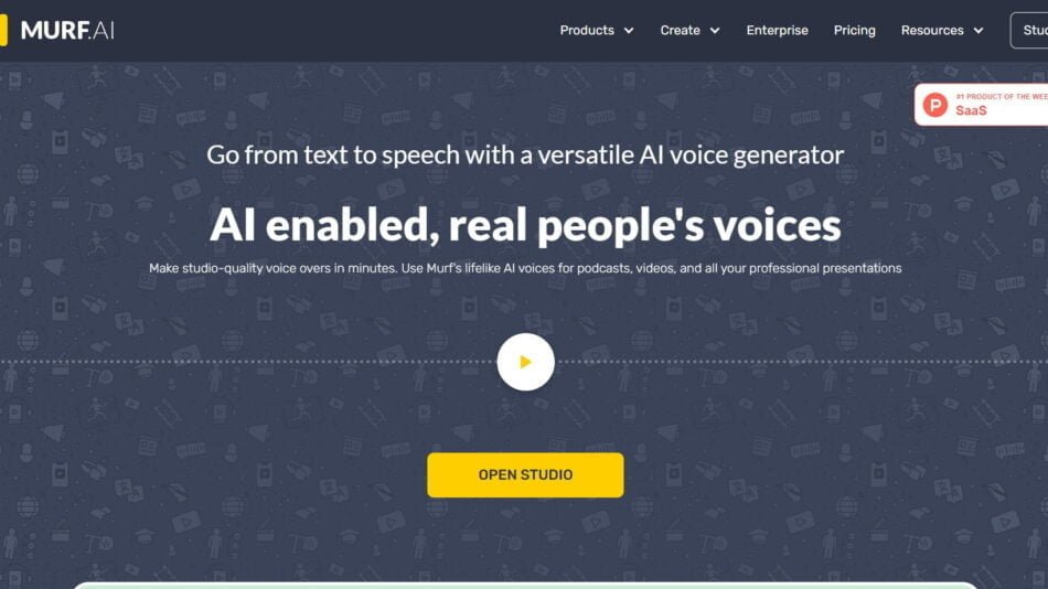 Murf.AI is a popular AI-powered text-to-speech AI tool. It can also be used to do voice cloning, add voice over videos and change the voice.