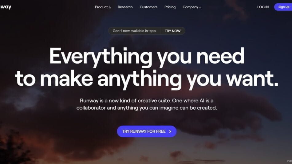 Runway ML is an innovative AI image-generation platform that generates novel videos with text, images, or video clips.