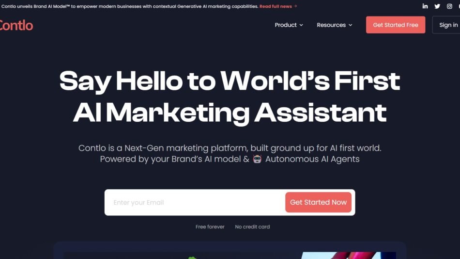 Contlo.Ai leverages AI to optimize marketing tasks and streamline processes like a personalized AI marketing assistant