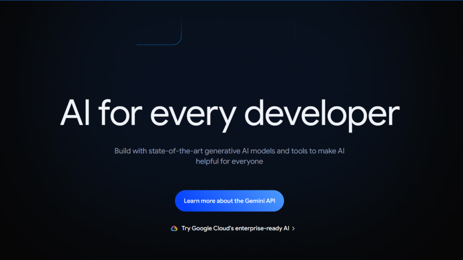 Google AI for Developers