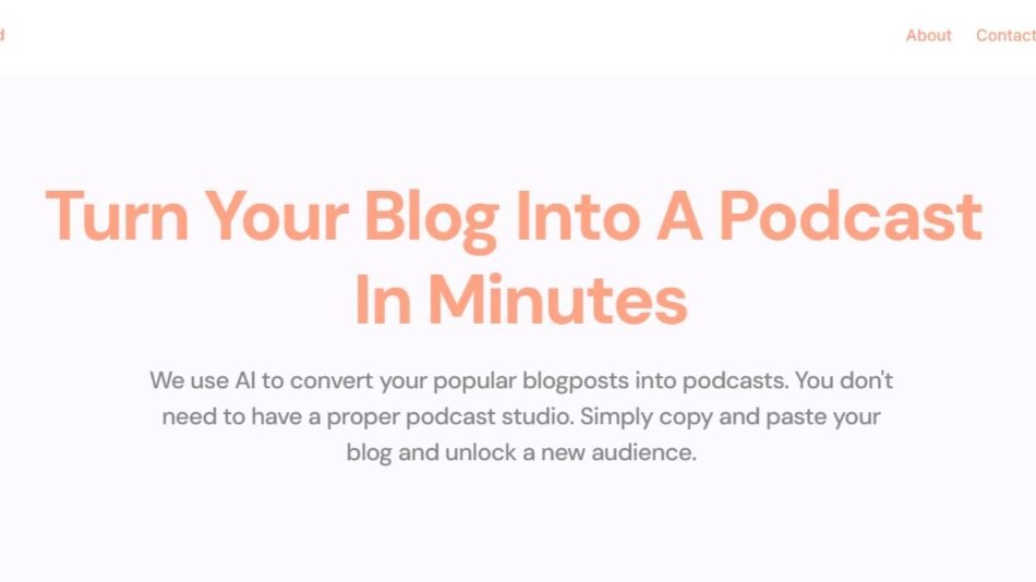 BlogToPod