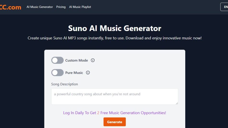 Suno AI Music Generator