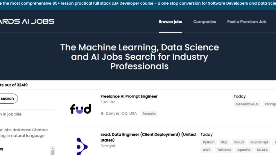 Towards AI Jobs