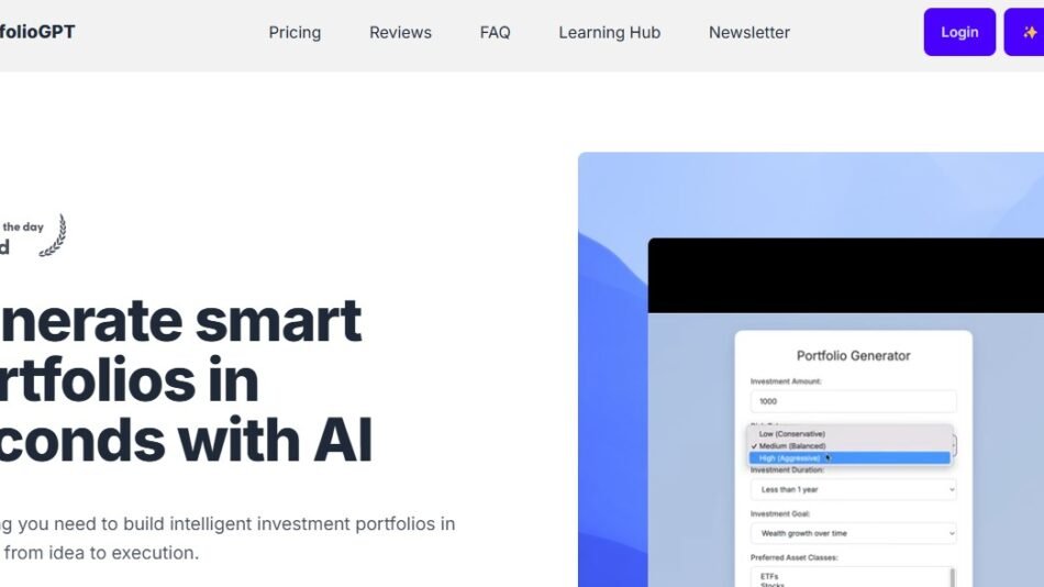 PortfolioGPT