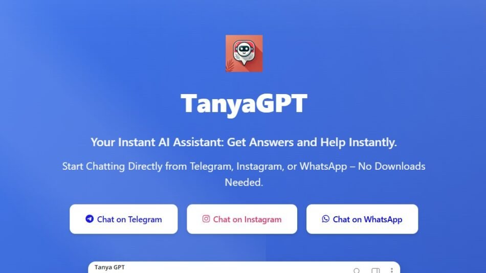 TanyaGPT