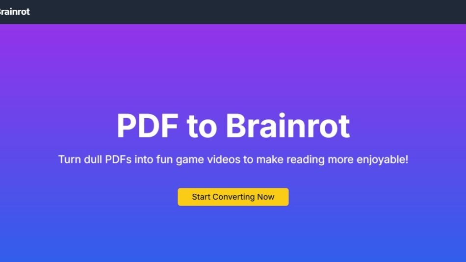 PDF to Brainrot