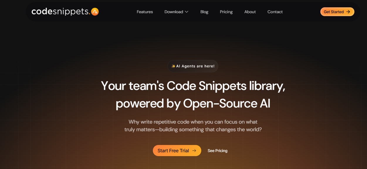 CodeSnippets AI: AI-Powered Code Generation and Optimization