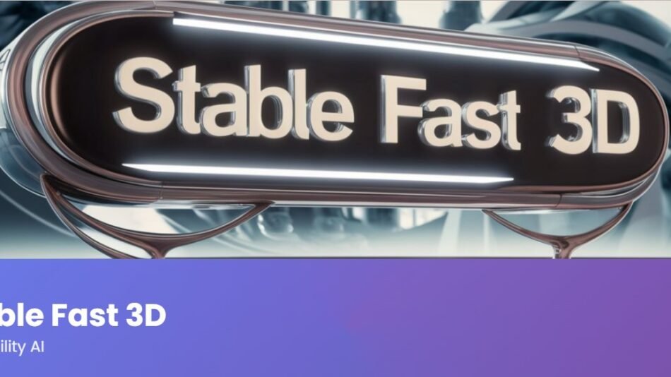 StableFast3D