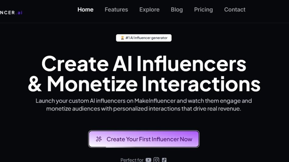 MakeInfluencer AI
