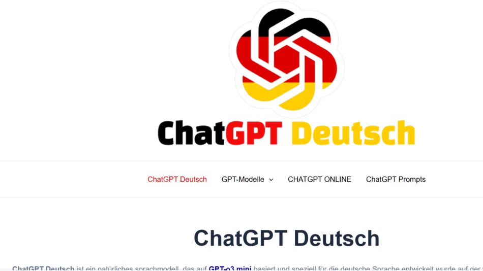 GPT Deutsch