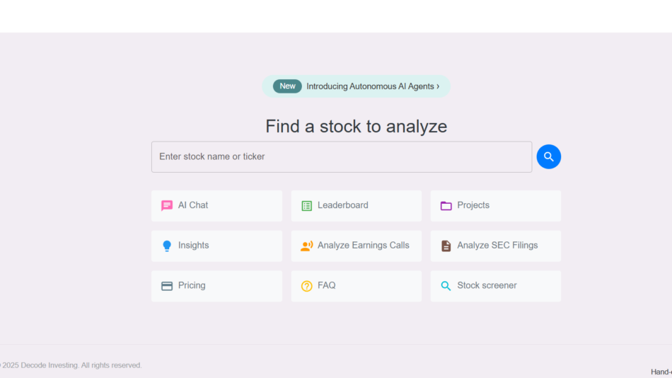 Decode Investing
