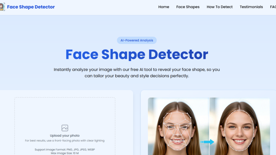 FaceShapeDetector AI