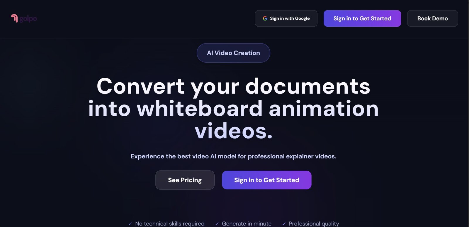 golpoai whiteboard animation ai video generator - golpoai whiteboard animation ai video generator