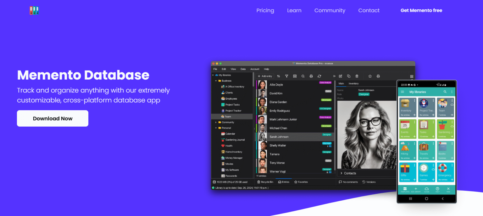 Memento Database: No-Code Custom Database App for Everyone