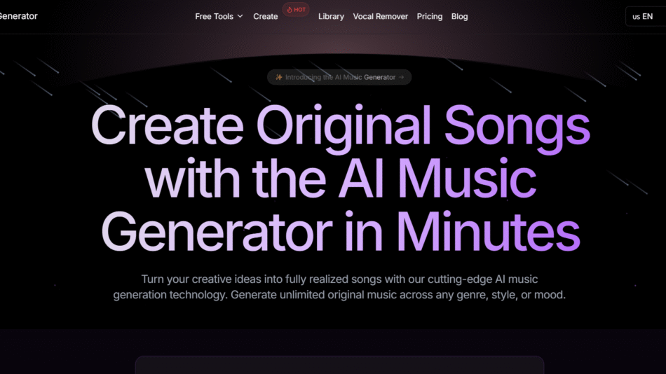 Music Generator AI