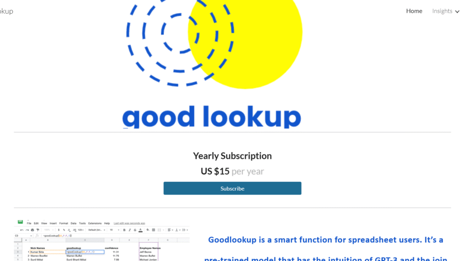 Goodlookup AI